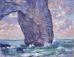 Claude Monet - The Manneport, Seen from Below 1883