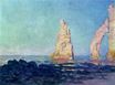 Claude Monet - The Needle of Etretat, Low Tide 1883