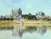 Claude Monet - View of the Church at Vernon 1883