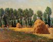 Claude Monet - Haystacks at Giverny 1885
