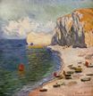 Claude Monet - The Beach and the Falaise d'Amont 1885