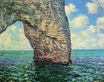 Claude Monet - The Manneport at High Tide 1885