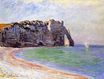 Claude Monet - The Manneport, Etretat, the Porte d'Aval 1885