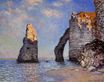 Claude Monet - The Rock Needle and the Porte d'Aval 1885