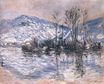 Claude Monet - The Seine at Port Villez, Snow Effect 1885