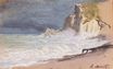 Claude Monet - The Manneport, Etretat - Amont Cliff, Rough Weather 1886
