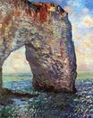 Claude Monet - The Mannerport near Etretat 1886
