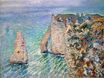Claude Monet - The Rock Needle and the Porte d'Aval 1886