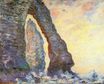 Claude Monet - The Rock Needle Seen through the Porte d'Aval 1886