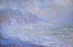 Claude Monet - Cliffs at Pourville, Rain 1886