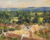 Claude Monet - View on village of Giverny 1886