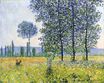 Claude Monet - Sunlight Effect under the Poplars 1887