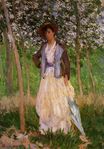 Claude Monet - The Stroller. Suzanne Hoschede 1887