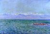 Claude Monet - The Sea and the Alps 1888