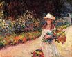 Claude Monet - Young Girl in the Garden at Giverny 1888