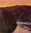Claude Monet - Valley of the Creuse, Sunset 1889