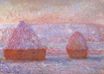 Claude Monet - Grainstacks at Giverny, Morning Effect 1889