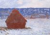 Claude Monet - Grainstack in Overcast Weather, Snow Effect 1891