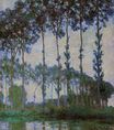Claude Monet - Poplars on the Banks of the River Epte, Overcast Weather 1891