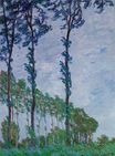 Claude Monet - Poplars, Wind Effect 1891
