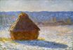 Claude Monet - Grainstack in the Morning, Snow Effect 1891