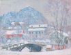 Claude Monet - Norway, Sandviken Village in the Snow 1895