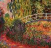 Claude Monet - The Japanese Bridge The Water-Lily Pond, Water Irises 1900