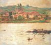 Claude Monet - Vetheuil, Barge on the Seine 1902