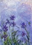 Claude Monet - Lilac Irises 1917