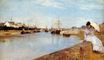 Berthe Morisot - The Harbor at Lorient 1869