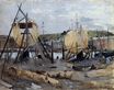 Berthe Morisot - Boats under Construction 1874