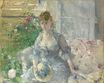 Berthe Morisot - Young Woman Seated on a Sofa 1879