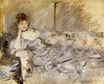 Berthe Morisot - Young Woman in Grey Reclining 1879
