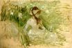 Berthe Morisot - Tete de chien griffon, Follette 1882