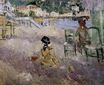 Berthe Morisot - The Beach at Nice 1882