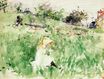 Berthe Morisot - Little Girl Sitting on the Grass 1882