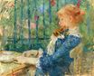 Berthe Morisot - Tea. Portrait of Paule Gobillard, the Artist's Niece 1882