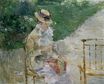 Berthe Morisot - Young Woman Sewing in the Garden 1883
