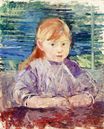 Berthe Morisot - Little Girl in Mauve 1883