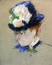 Berthe Morisot - Head of an English Woman 1884-1885