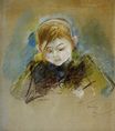 Berthe Morisot - Julie Writing 1884