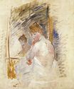 Berthe Morisot - Getting out of Bed 1885-1886