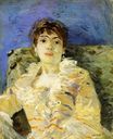 Berthe Morisot - Girl on a Divan 1885