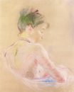 Berthe Morisot - Girl with Bare Shoulders 1885