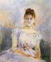 Berthe Morisot - Paula Gobillard in Her Ball Gown 1887