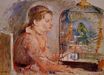 Berthe Morisot - Young Girl and the Budgie 1888