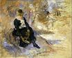 Berthe Morisot - Young Woman Putting on Her Skates 1888