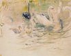 Berthe Morisot - Swans 1888