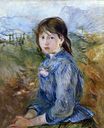 Berthe Morisot - The Little Girl from Nice, Celestine 1889