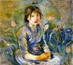 Berthe Morisot - Peasant Girl among Tulips 1890